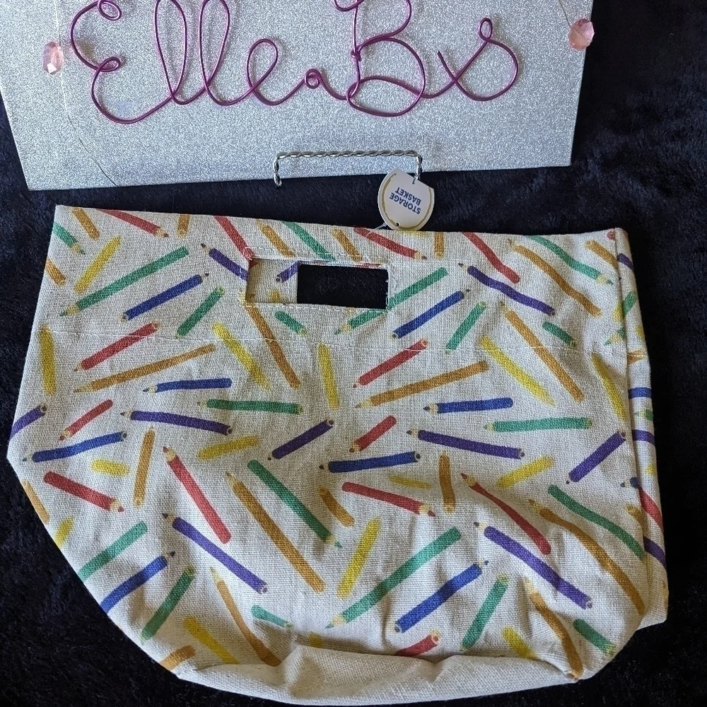 Colored Pencil Basket / Bag